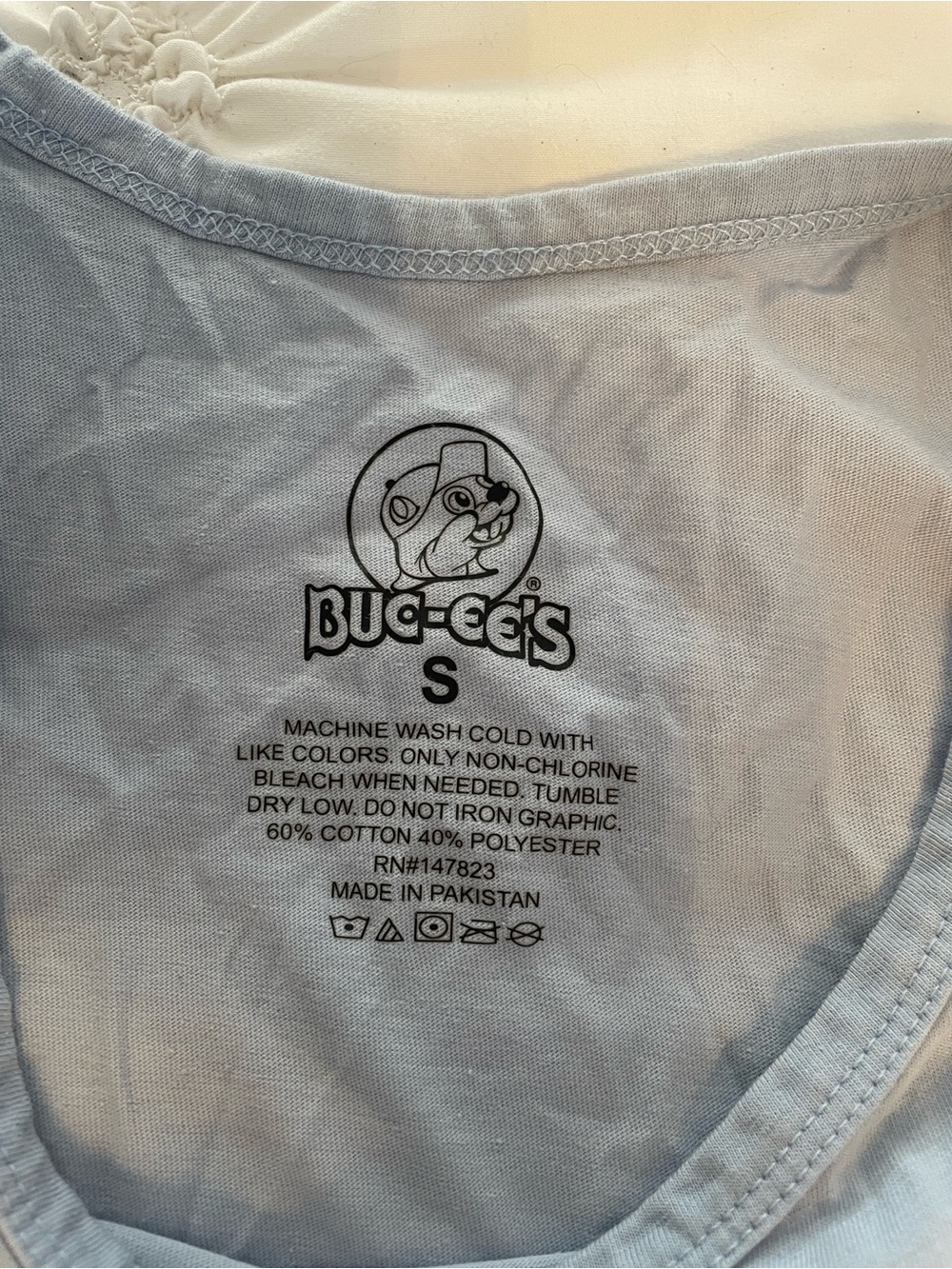 Bucees Light Blue Surf Graphic Tank Top -   Unisex - Picture 3 of 6